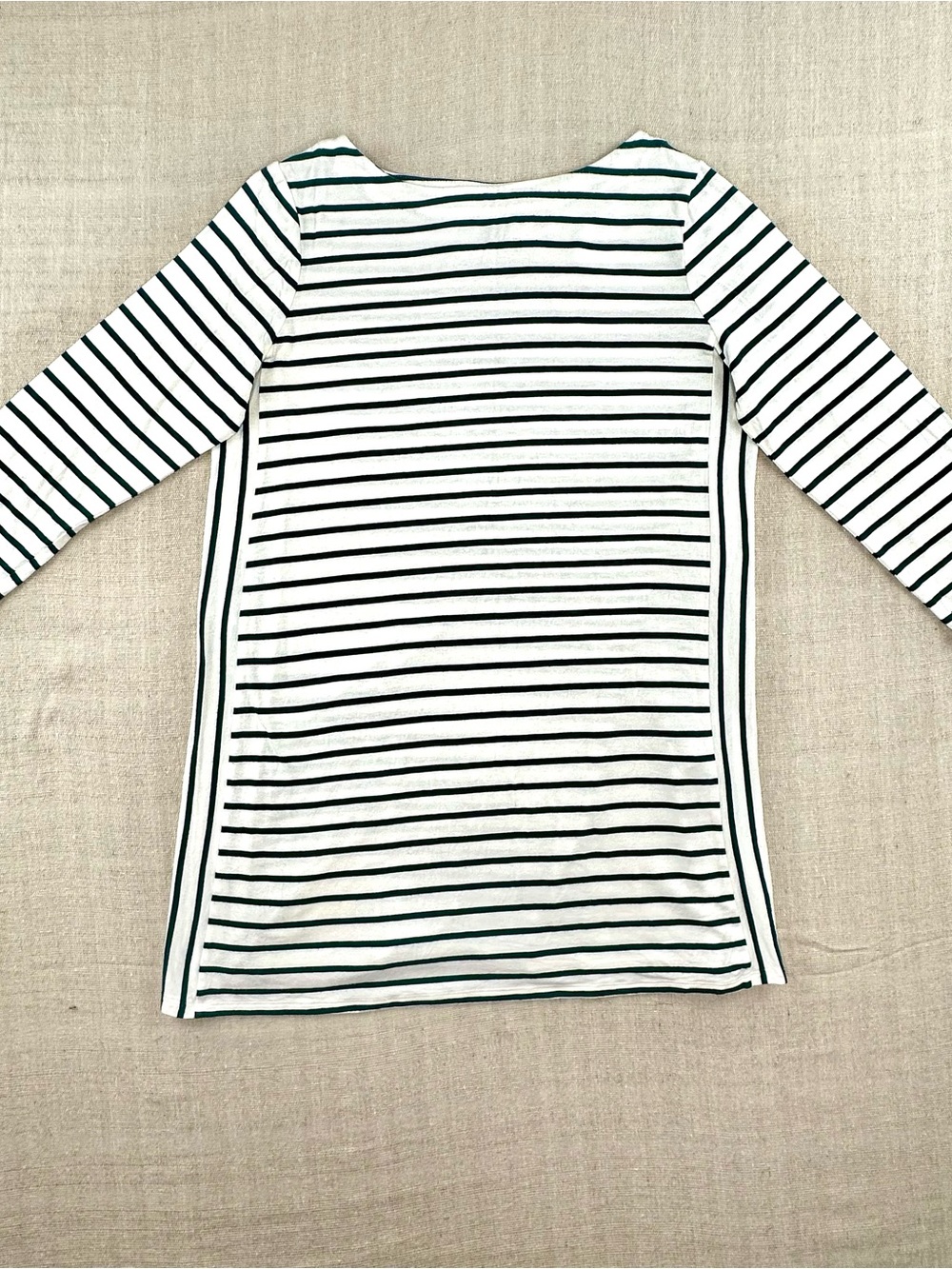 J. Jill Wearever Collection Striped Tunic Top Womens Small 3/4 Length Sleeve